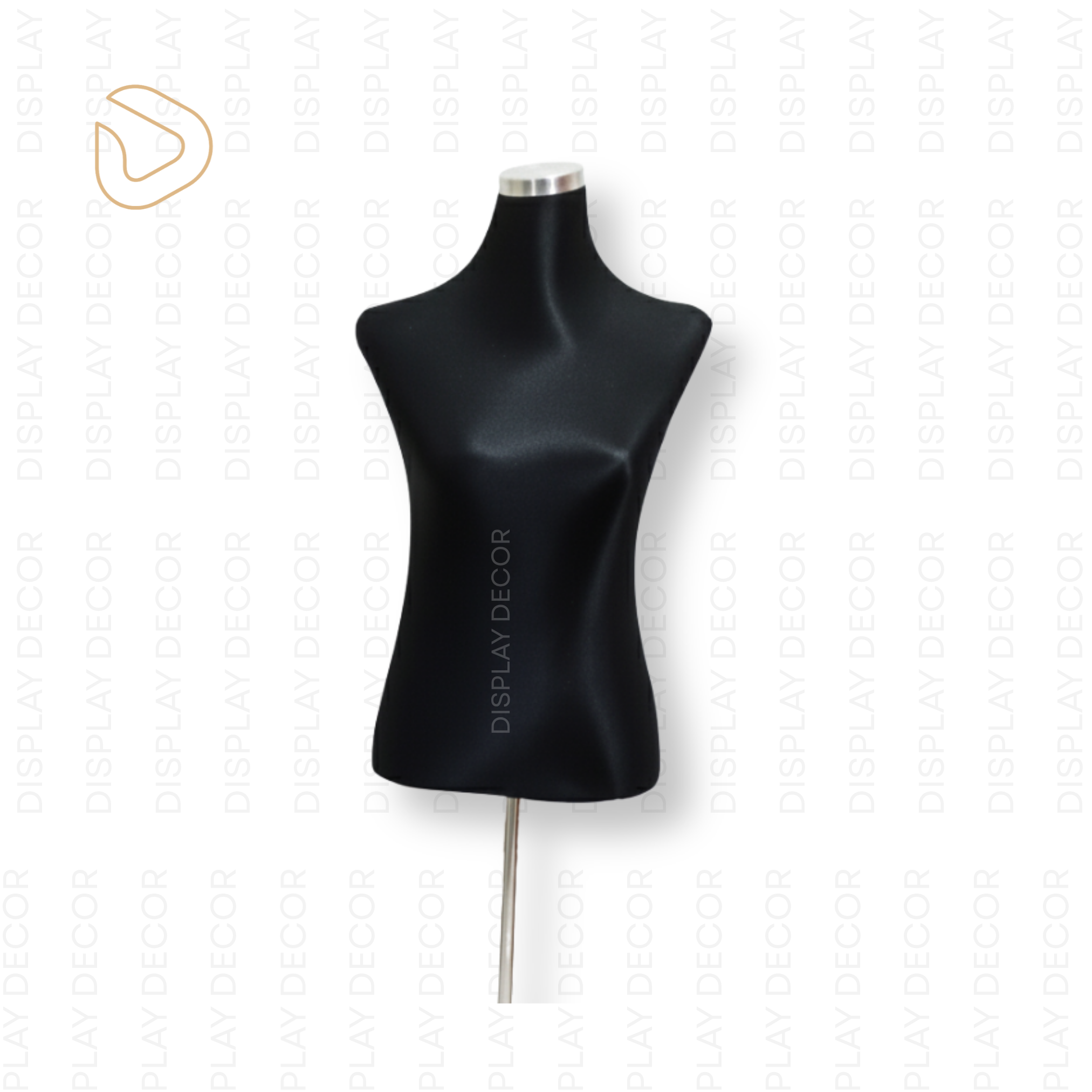 Adjustable Height Half Body Mannequin Display